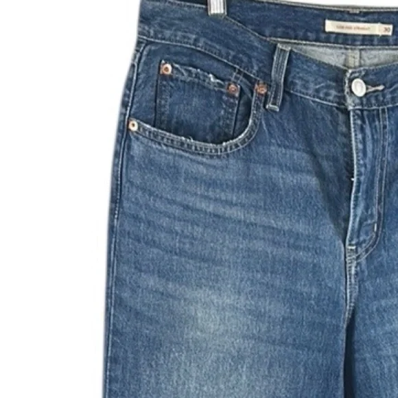Levi’s Low Pro Straight Distressed Jeans Size 30 - Picture 8 of 10